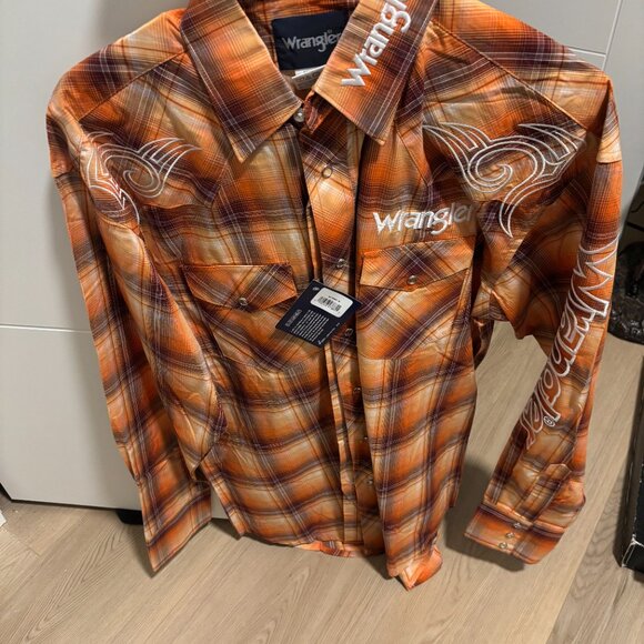 BNWT Wrangler Western Shirt - Picture 6 of 6